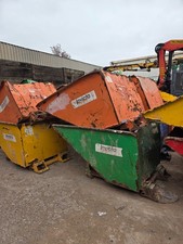 telehandler tipping skips