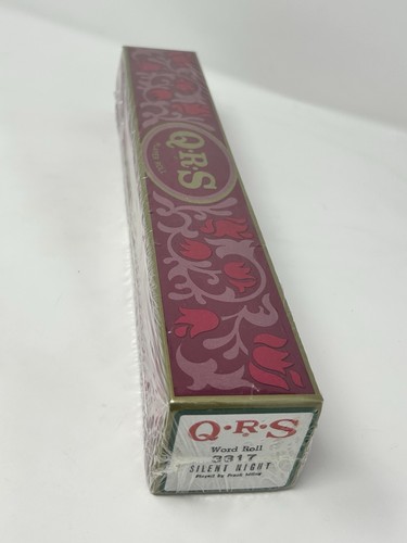 Vtg qrs player piano word - piano, roll