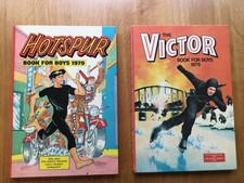 D.C. Thomsom Annuals - HOTSPUR annual and THE VICTOR book for boys annual 1979