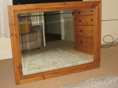 Large pine heavy framed wall - heavy,