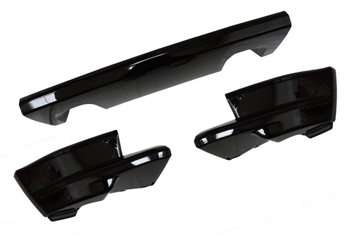 3pc black front bumper dynamic - 3pc,