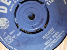 BILLY FURY- JEALOUSY VINYL 7"
