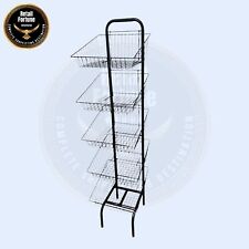 5 Tier Black Free Standing