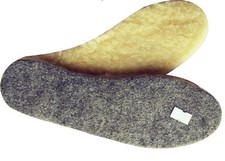 Wool Sheepskin on Felt Thick