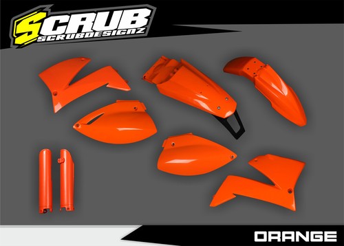 Plastics kit ktm lc4 - ktm, supermoto