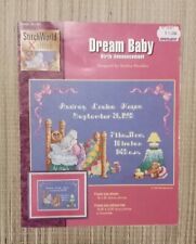 Dream Baby Birth Announcement Counted Cross Stitch Pattern