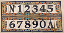 Spanish Hand Painted Number &