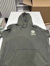 Franklin Marshall Men's Graphic Print Khaki Hoodie Size Large