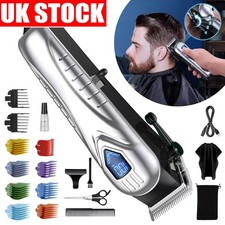 Professional Cordless Hair Clippers Trimmer Kit Men Cutting Machine Barber Salon