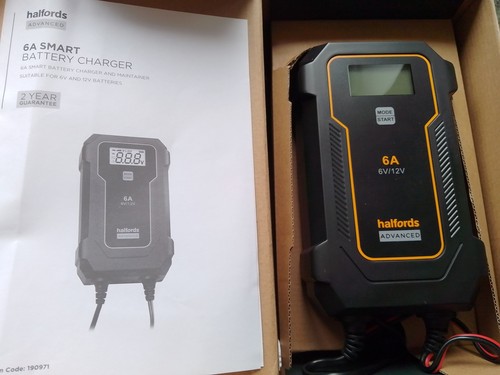 Halfords smart battery - 6a,
