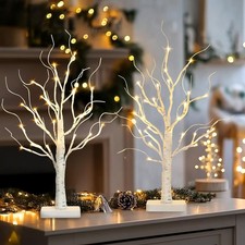 60CM LED Twig Birch Table Tree