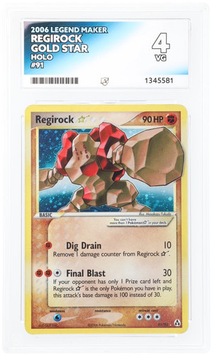 Ace regirock gold star 92 - 4,