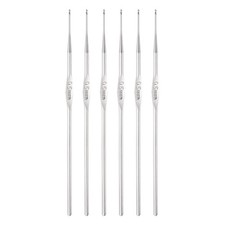 Stainless steel crochet hook - stainless,