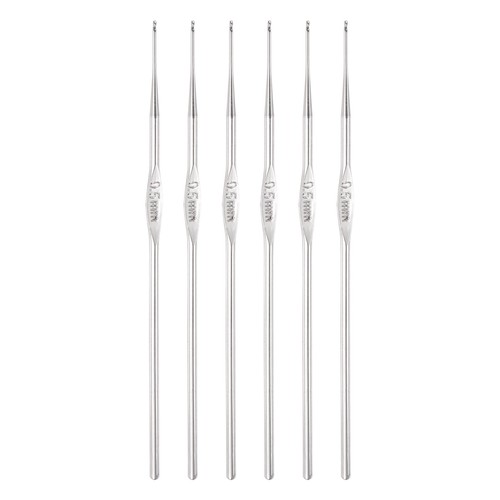 Stainless steel crochet hook - stainless,
