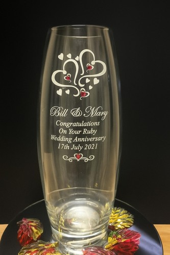 Personalised engraved glass - personalised,