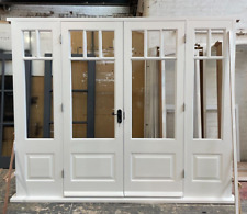 Hardwood Timber Wooden French Doors with Sidelights Made to measure Bespoke