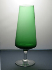 Poschinger Vintage Extra Large Green Crystal Glass Wine Glass 10 1/2" - 25C