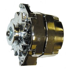CHEVROLET ALTERNATOR  105AMP  BIG BLOCK & SMALL BLOCK CHEVY CHROME