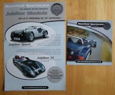 WESTFIELD Brochures x2 from 2007 - Megabusa SEiGHT Jubilee Sport & XI etc