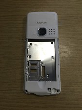 New Genuine Original Nokia 6300 Rear White Chassis Back Housing Fascia Cover