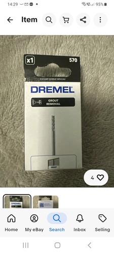 Dremel 570 grout removal bit - dremel,