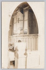 Church Interior Pipe Organ