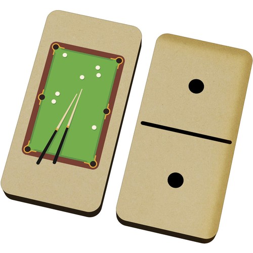 Billiard table domino set - table',