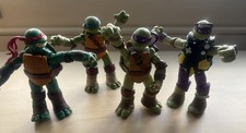 4Pcs Teenage Mutant Ninja Turtles Action Figures Toys TMNT Kid Toy 