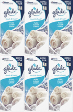 Glade Touch n Fresh Refill for Machine Air Freshener Spray Clean Linen 10ml  x 6