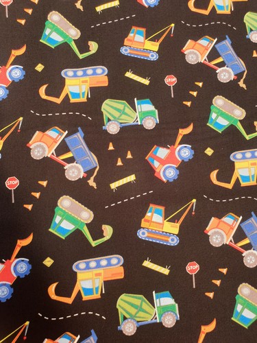 Colourful trucks fabric - , uk