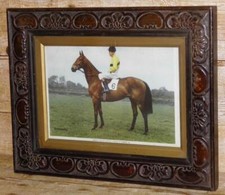 A Vintage Framed Schweppes Magazine / Calendar Equestrian Racing Print - Arkle