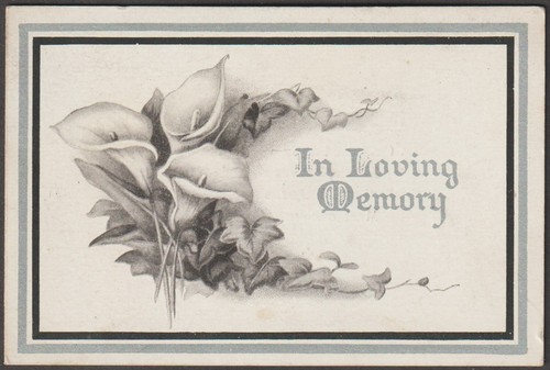Memoriam card george - card,