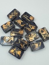 24 Runestones Set Black