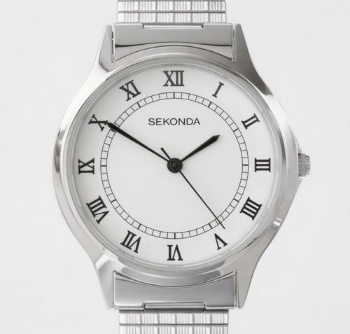 Sekonda mens basic white - sekonda, dial