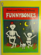 Vintage 1982 Retro PB Funnybones Funny Bones Janet Allan Ahlberg Skeleton