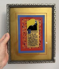 Vintage Deco Framed "Mother"