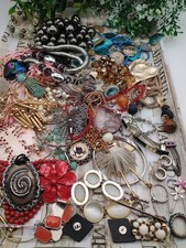 BROKEN jewellery craft projects, recycle, bundle bargain, necklace, bracelet #13