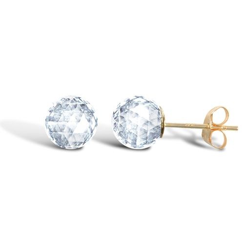 Stud earrings 9ct - yellow, gold