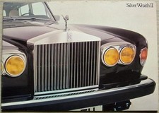 ROLLS ROYCE SILVER WRAITH II Car Sales Brochure 1978 #TSD 4291