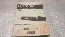 KORG 05R / W MANUAL 