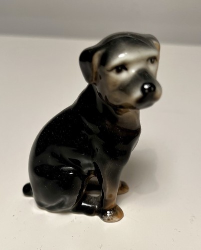 Sitting dog ceramic - sitting,