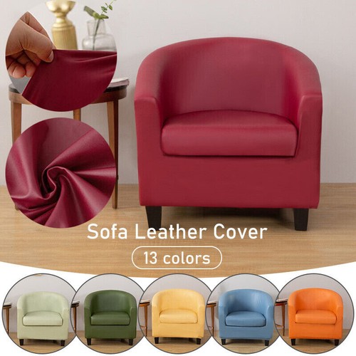 Leather tub chair - pu,