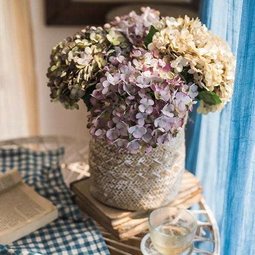 Artificial silk hydrangea - silk,