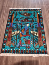 NEW Beautifully Handmade Afghan War Rug  83cm X 64cm