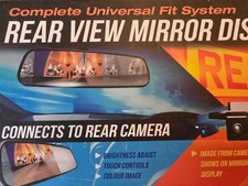 Universal Rear View Mirror, reverse camera, Postage INcluded