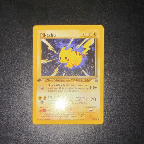 Pikachu 111 neo - neo, genesis