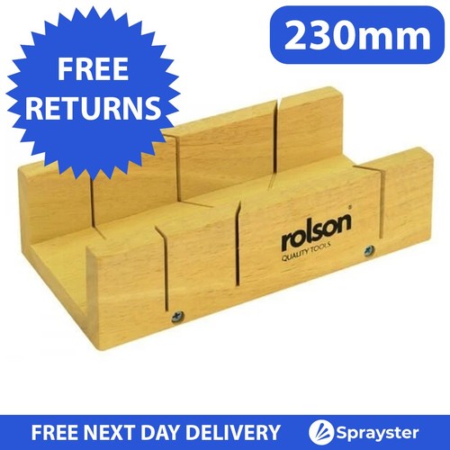 Rolson 230mm wooden mitre - 230mm, box