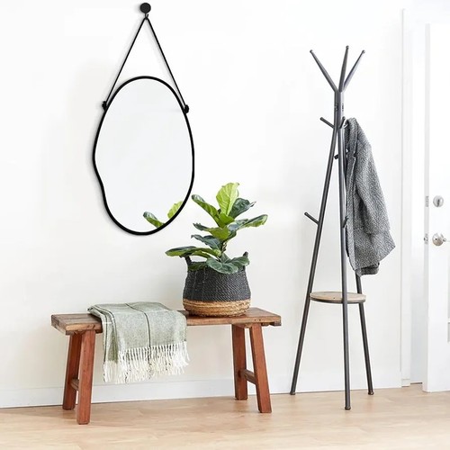 Asymmetrical wall mirror - wall,