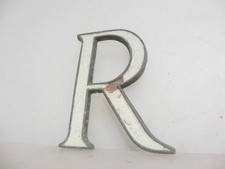 Antique Brass Shop Letter "R"