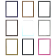 Thin black photo frames - photo, white